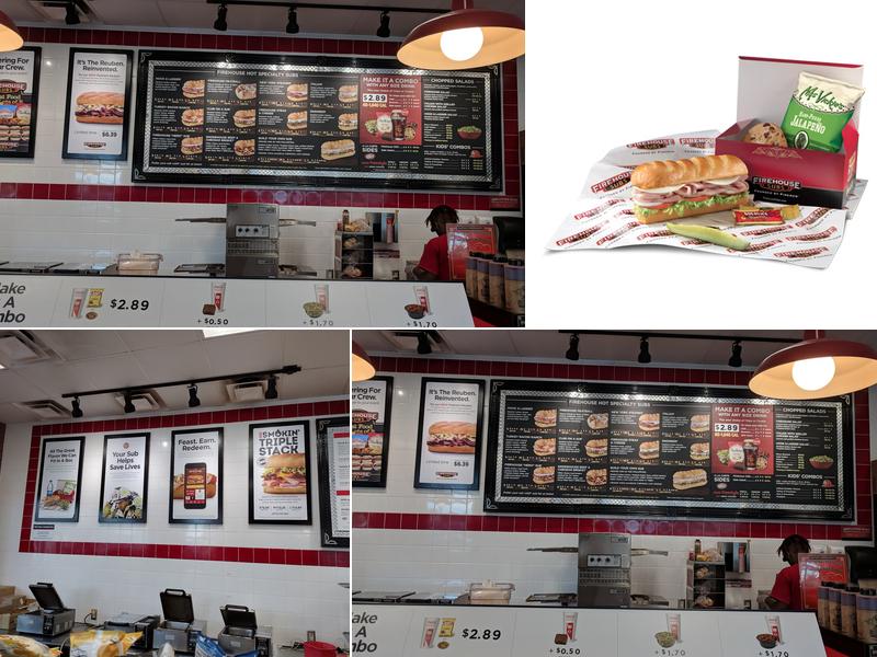 Firehouse Subs Jefferson Village Menu