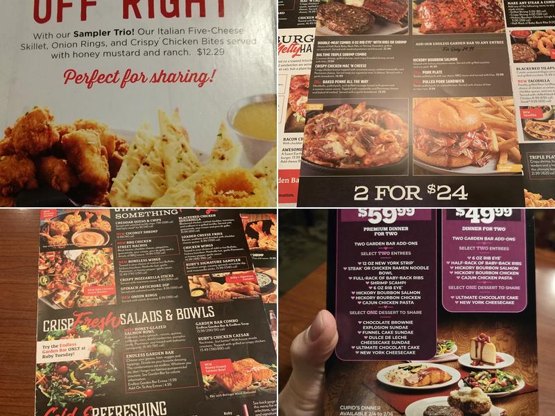 Ruby Tuesday Menu