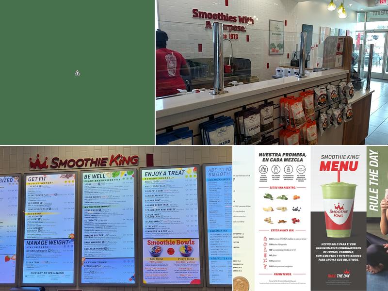 Smoothie King Menu