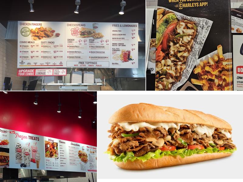 Charleys Cheesesteaks and Wings Menu