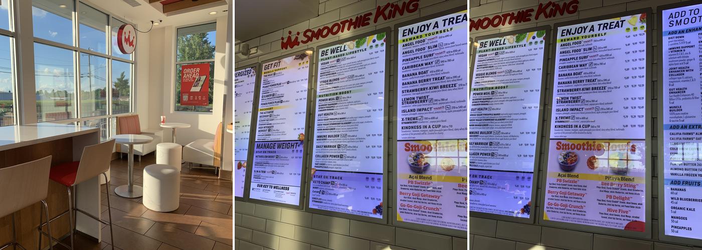 Smoothie King Menu