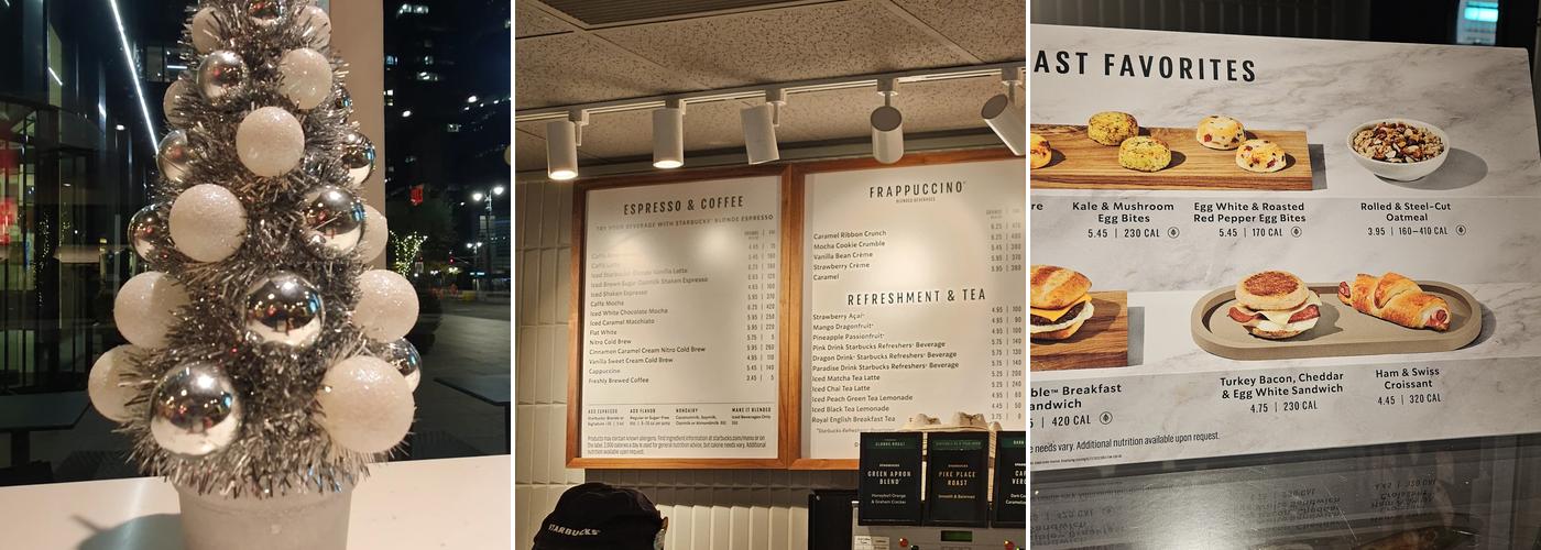 Starbucks Menu
