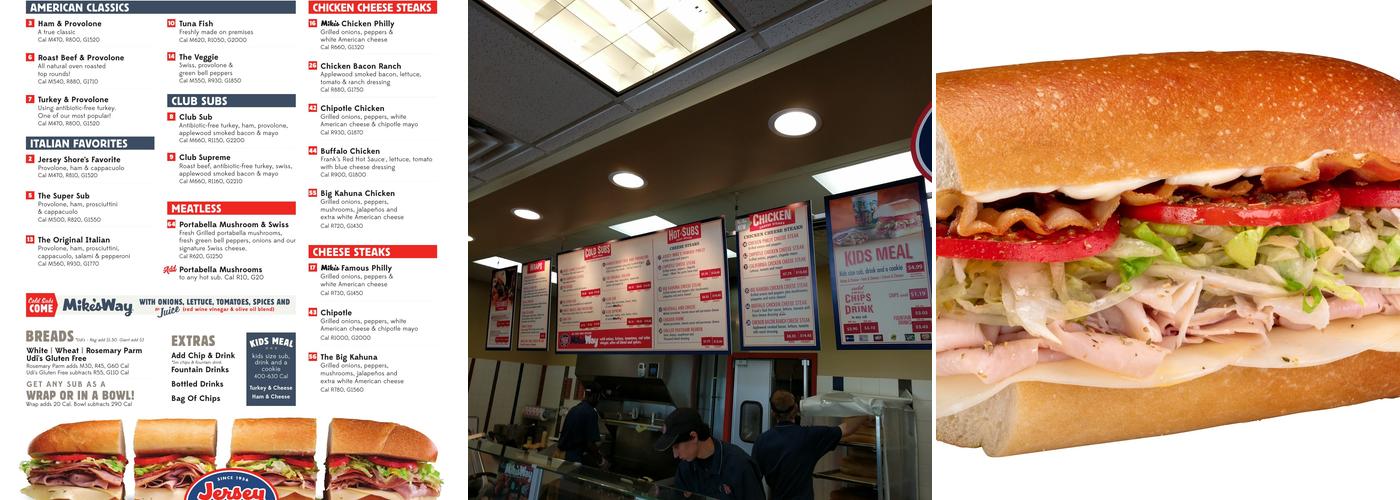 Jersey Mike's Subs Menu