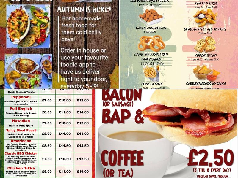 The Three Furnaces Menu