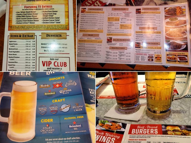 Texas Roadhouse Menu