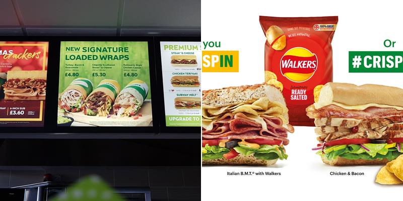Subway Menu