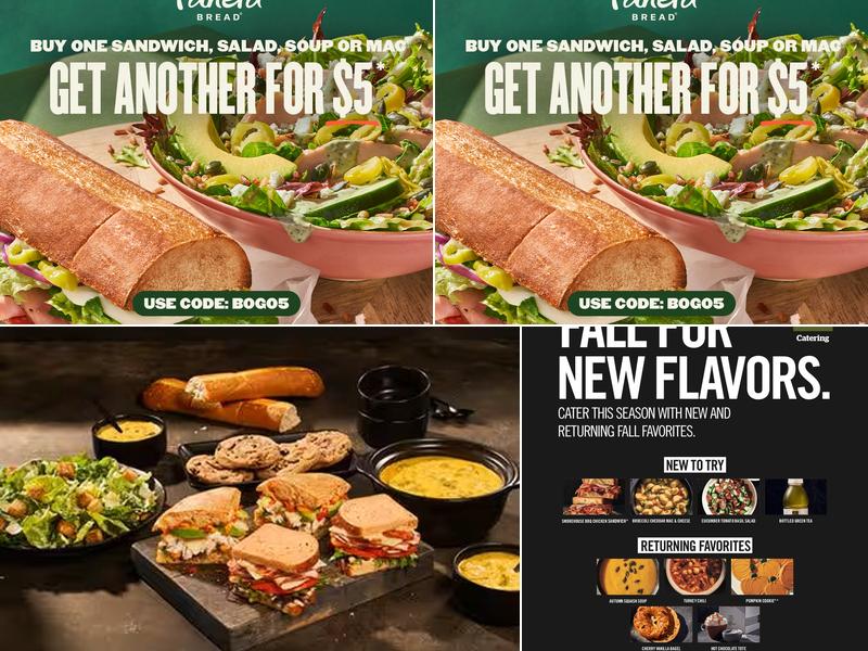 Panera Bread Menu