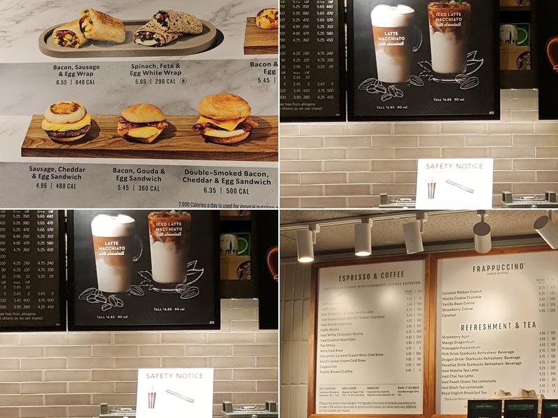 Starbucks Menu