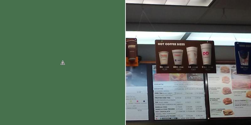 Dunkin' Menu