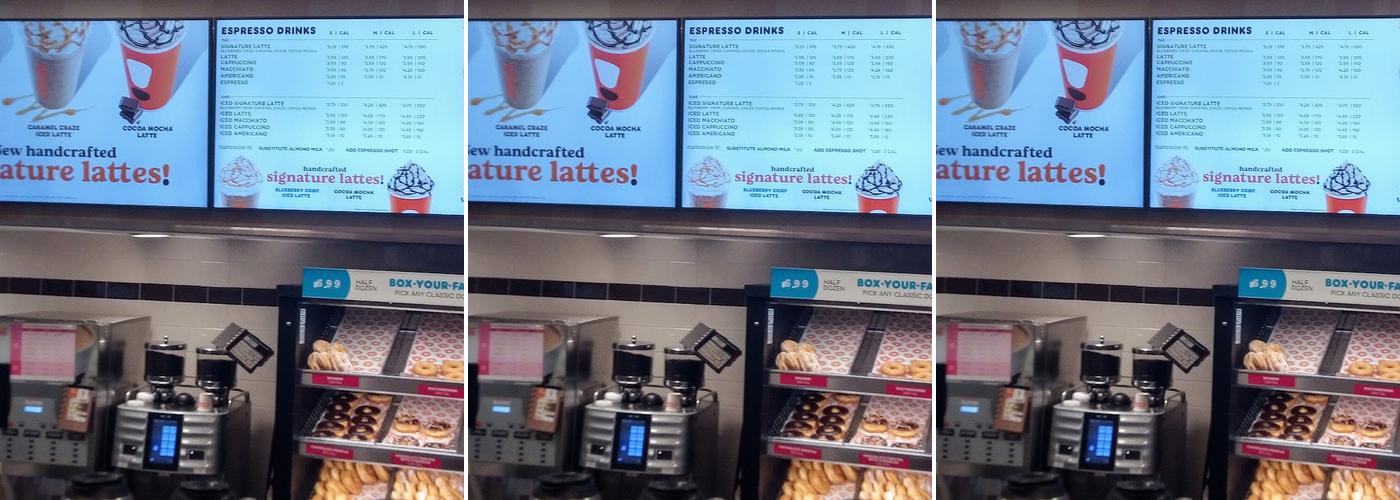 Dunkin' Menu