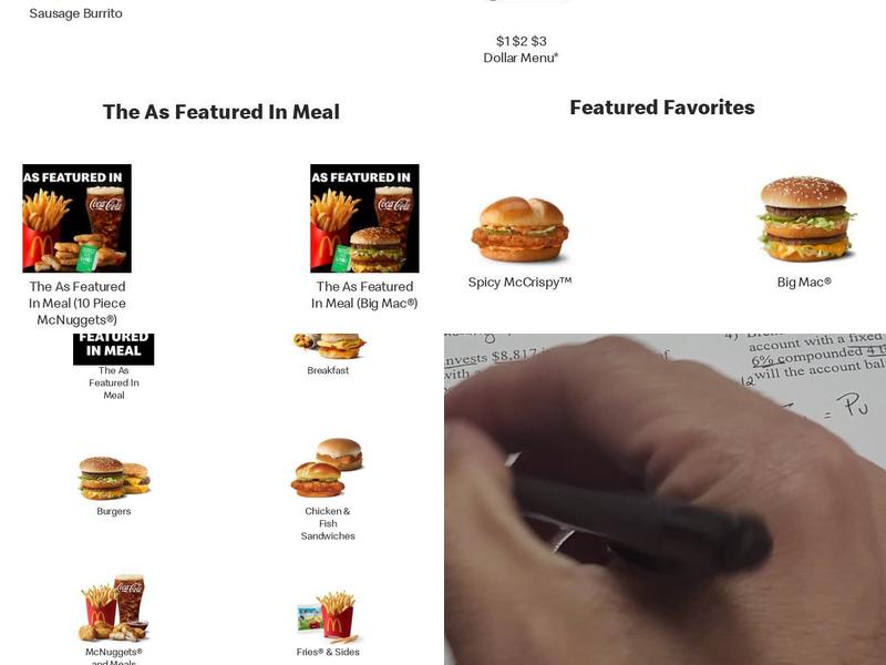 McDonald's Menu