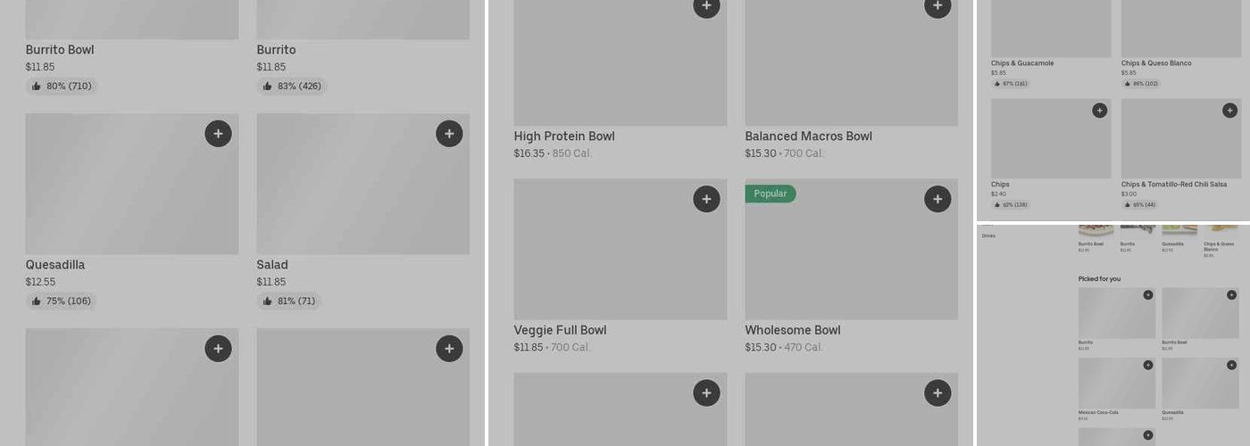 Chipotle Mexican Grill Menu