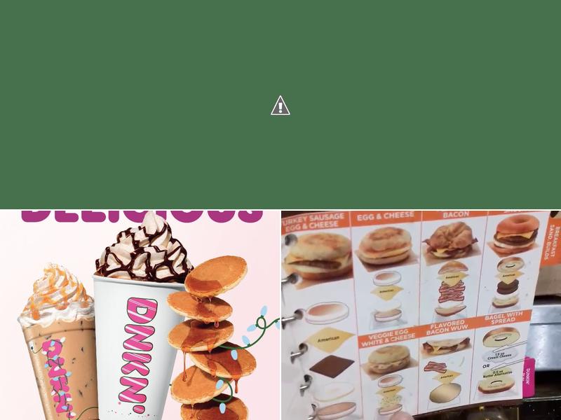 Dunkin' Menu
