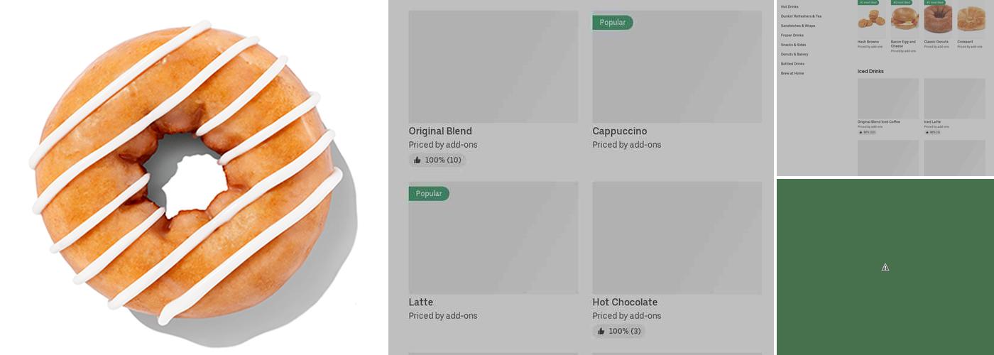 Dunkin' Menu