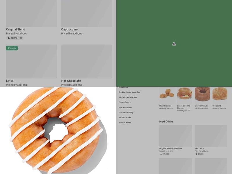 Dunkin' Menu