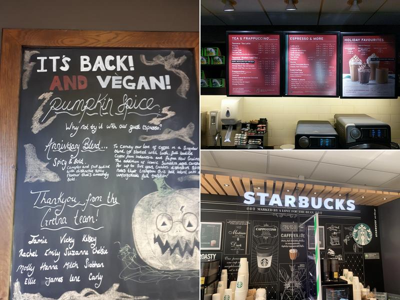 Starbucks Coffee Menu
