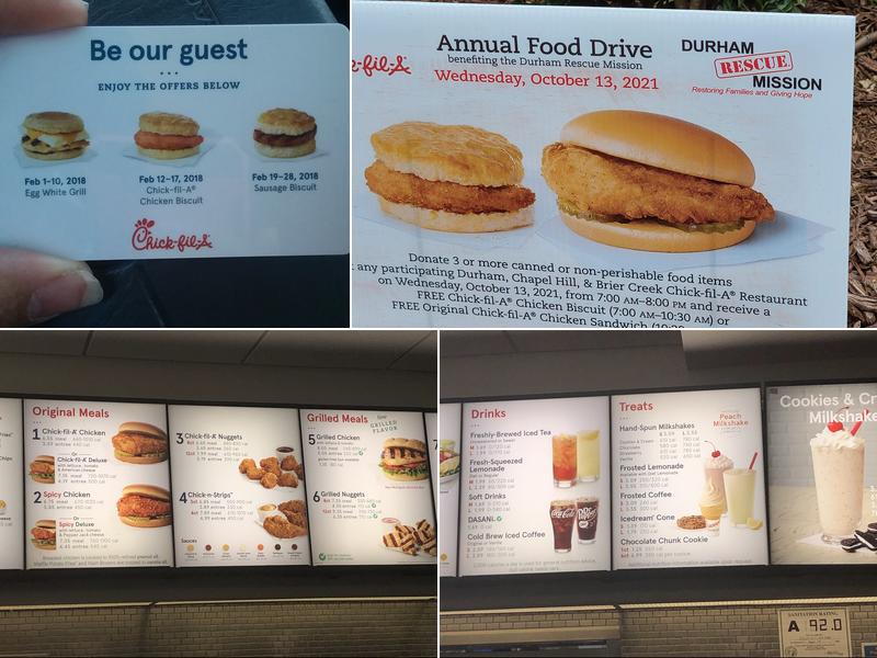 Chick-fil-A Menu