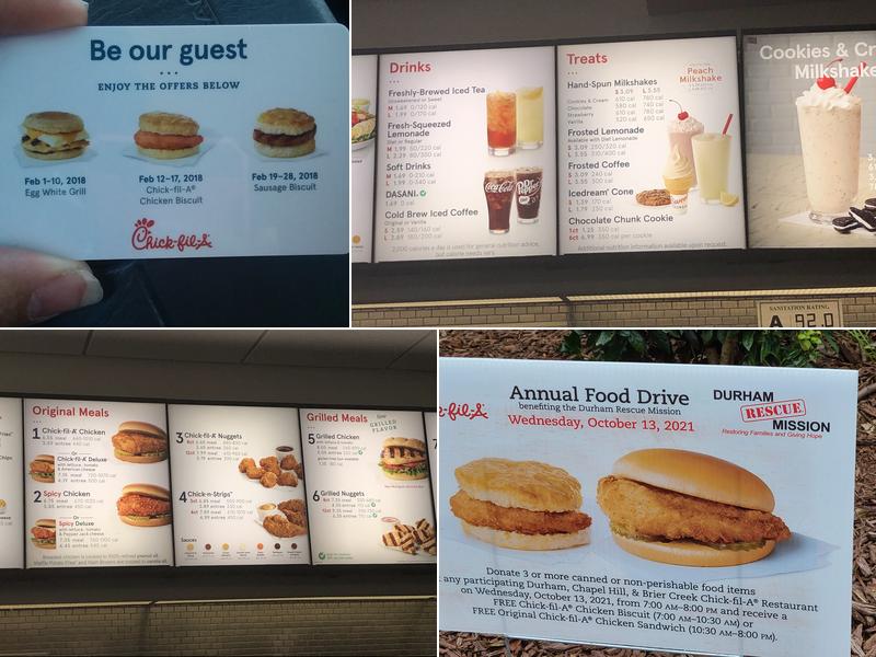 Chick-fil-A Menu