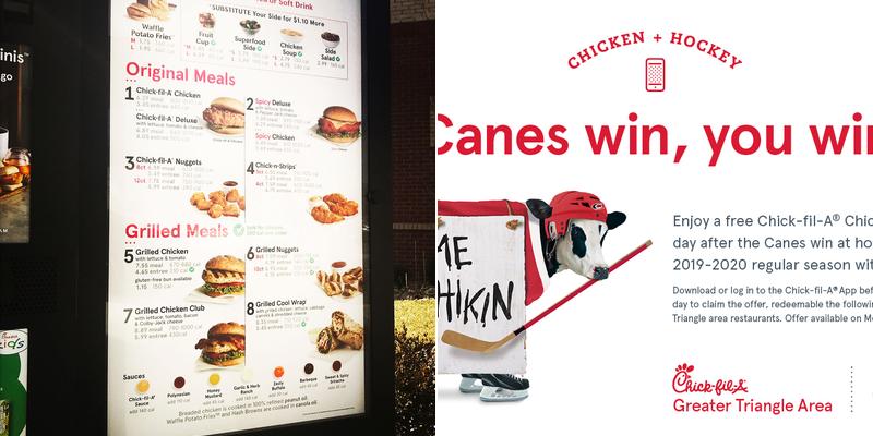 Chick-fil-A Menu