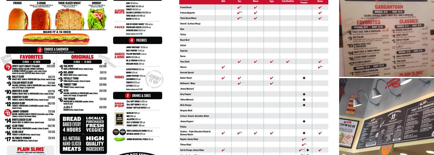 Jimmy John's Menu