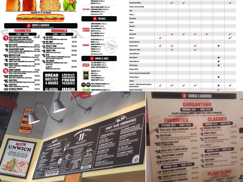 Jimmy John's Menu