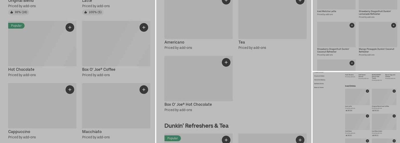 Starbucks Menu