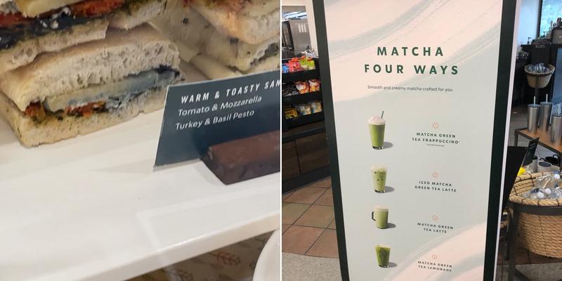 Starbucks Menu