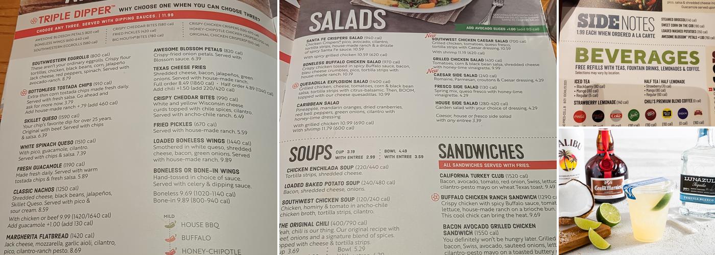 Chili's Grill & Bar Menu
