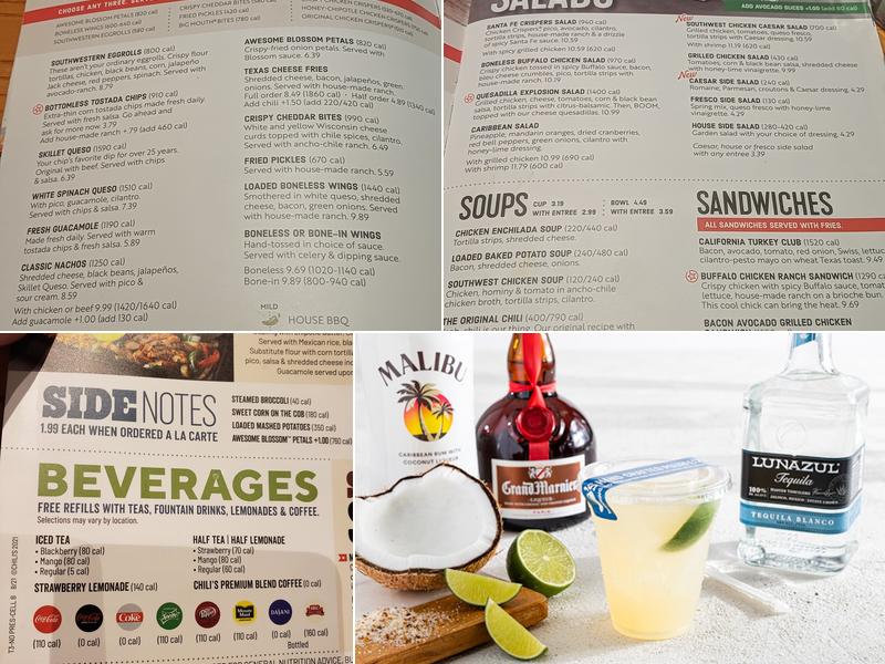 Chili's Grill & Bar Menu