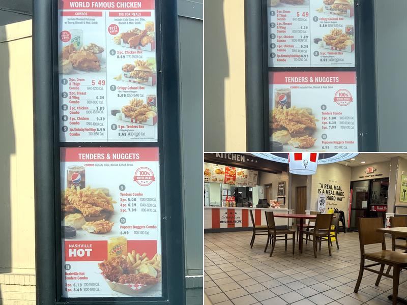KFC Menu