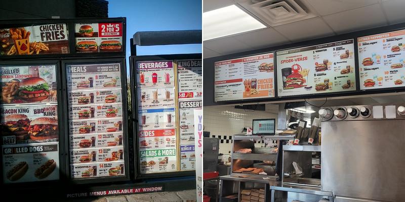Burger King Menu