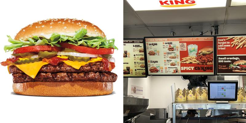 Burger King Menu