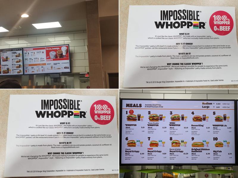 Burger King Menu
