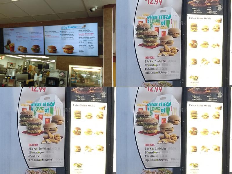 McDonald's Menu