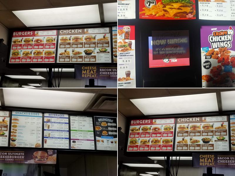 Jack in the Box Menu