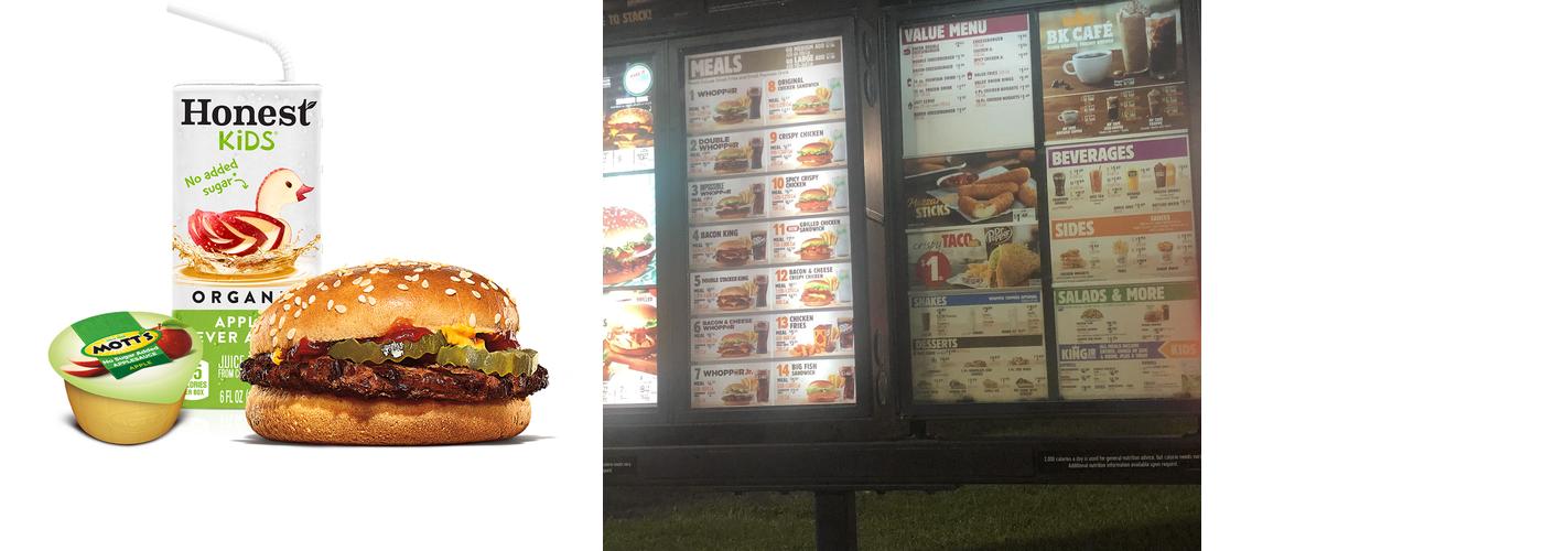 Burger King Menu
