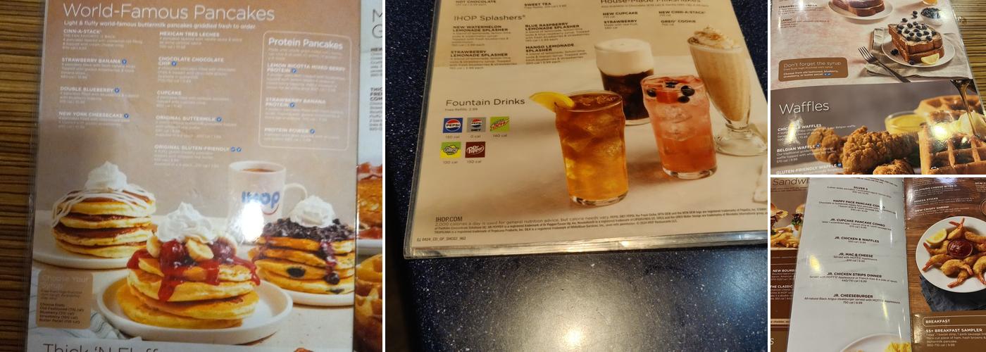 IHOP Menu