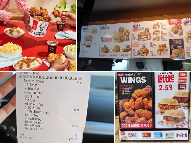 KFC Menu