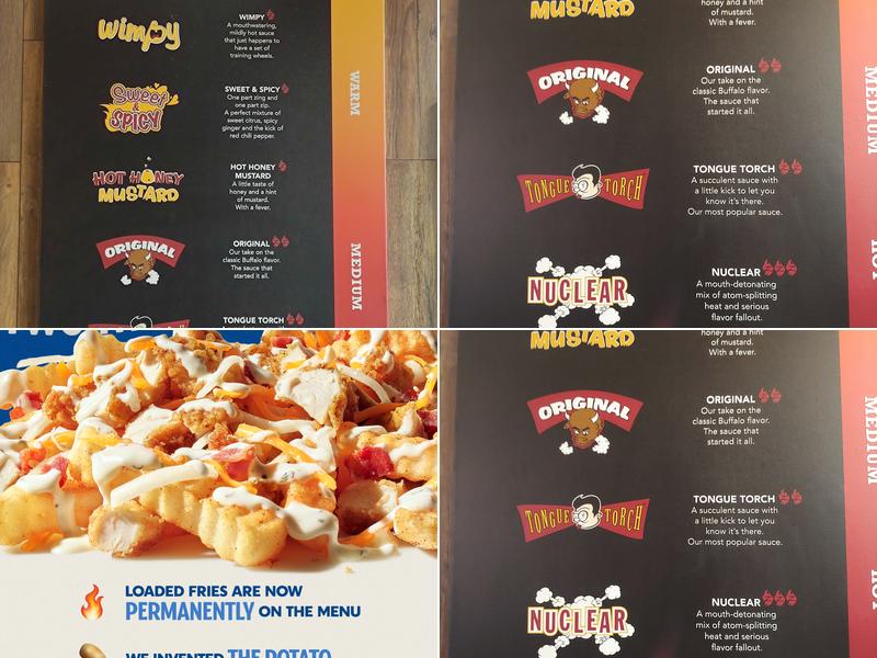 Zaxby's Chicken Fingers & Buffalo Wings Menu