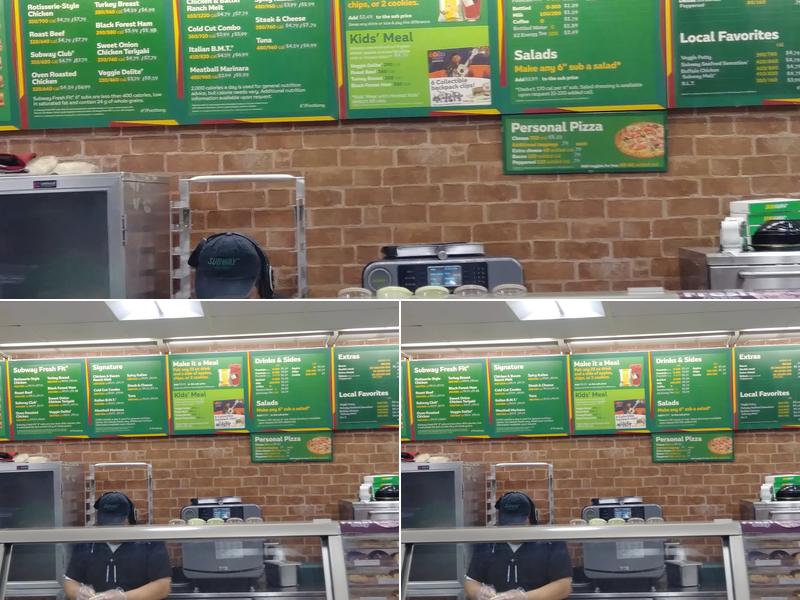 Subway Menu