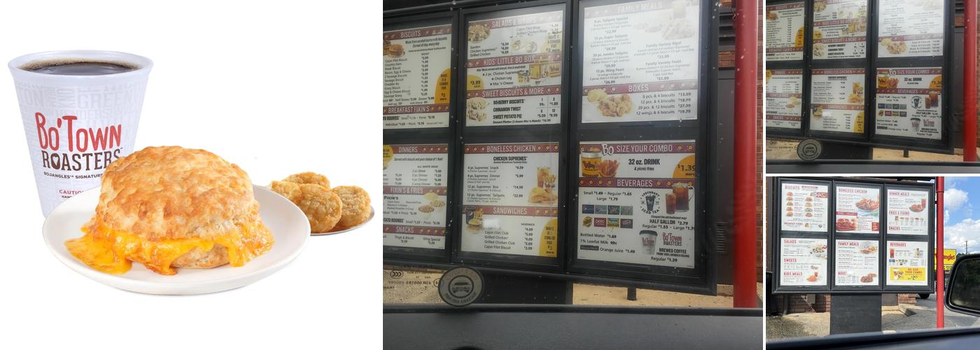 Bojangles Menu