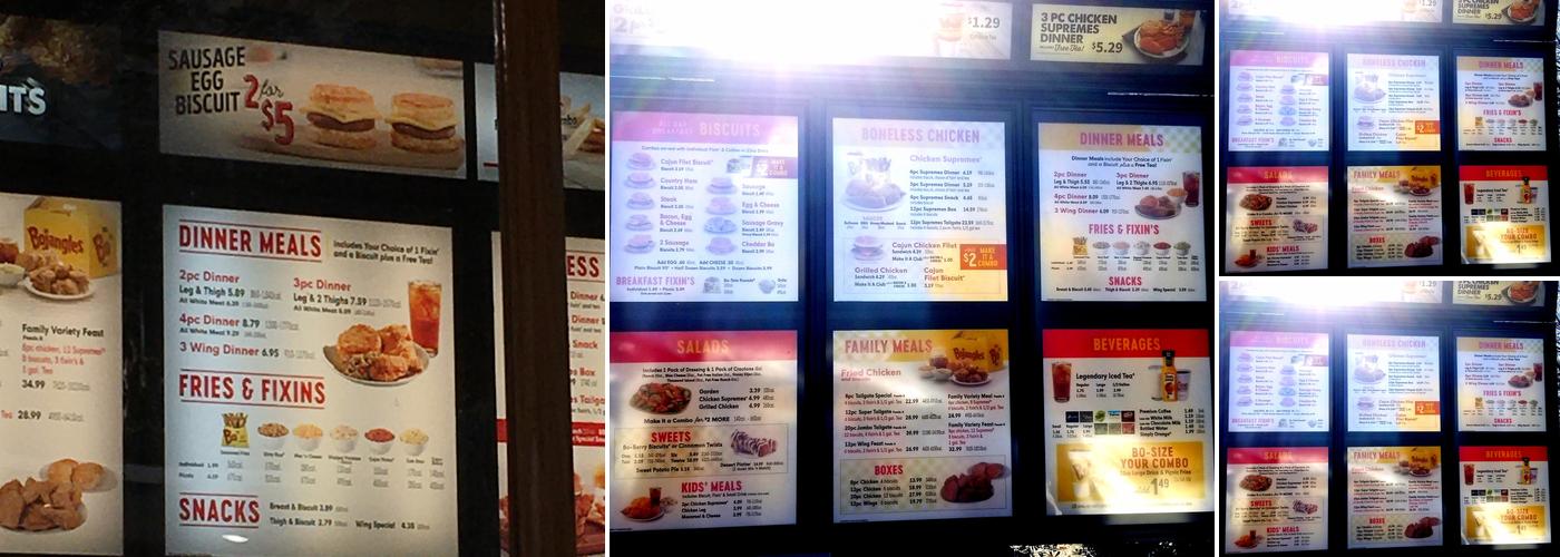 Bojangles Menu