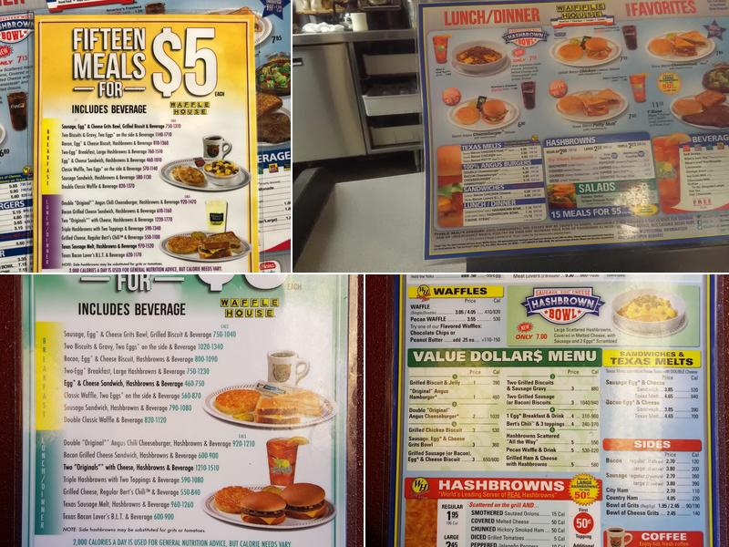 Waffle House Menu