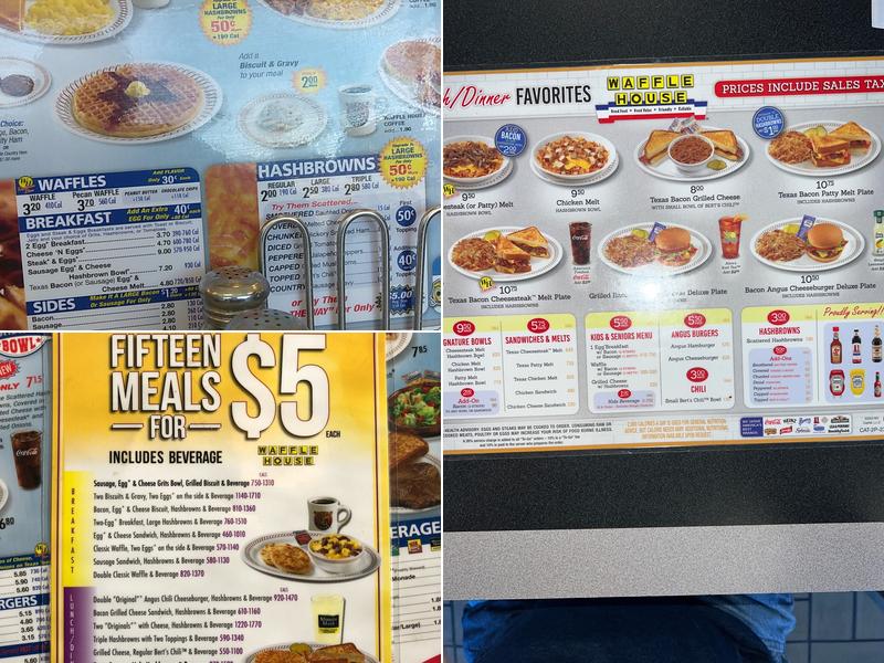 Waffle House Menu