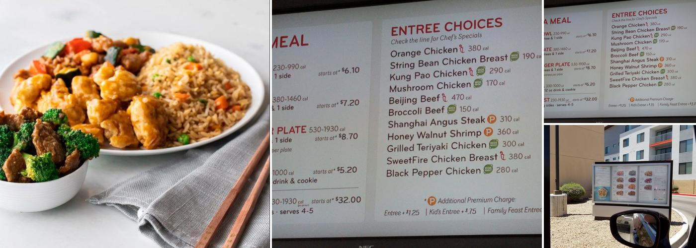 Panda Express Menu