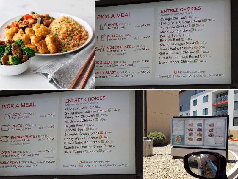 Panda Express Menu