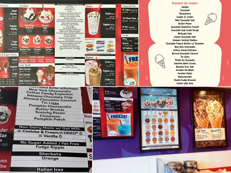 Bruster's Real Ice Cream Menu