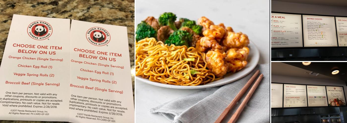 Panda Express Menu