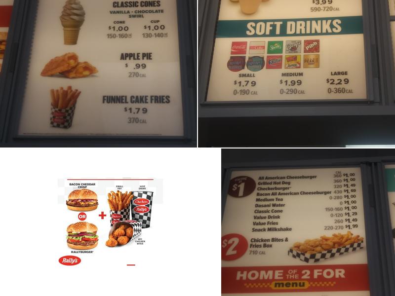 Checkers Menu