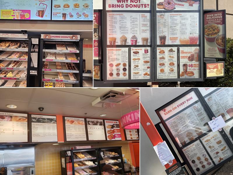 Dunkin' Menu